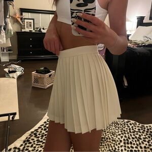 Abercrombie Pleated Wrap Mini Skort